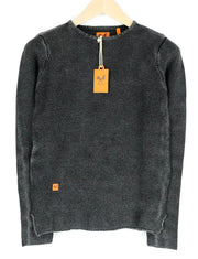 GOOD GENES XS Womens Black Knitted Pullover Cotton Sweater Long Sleeve