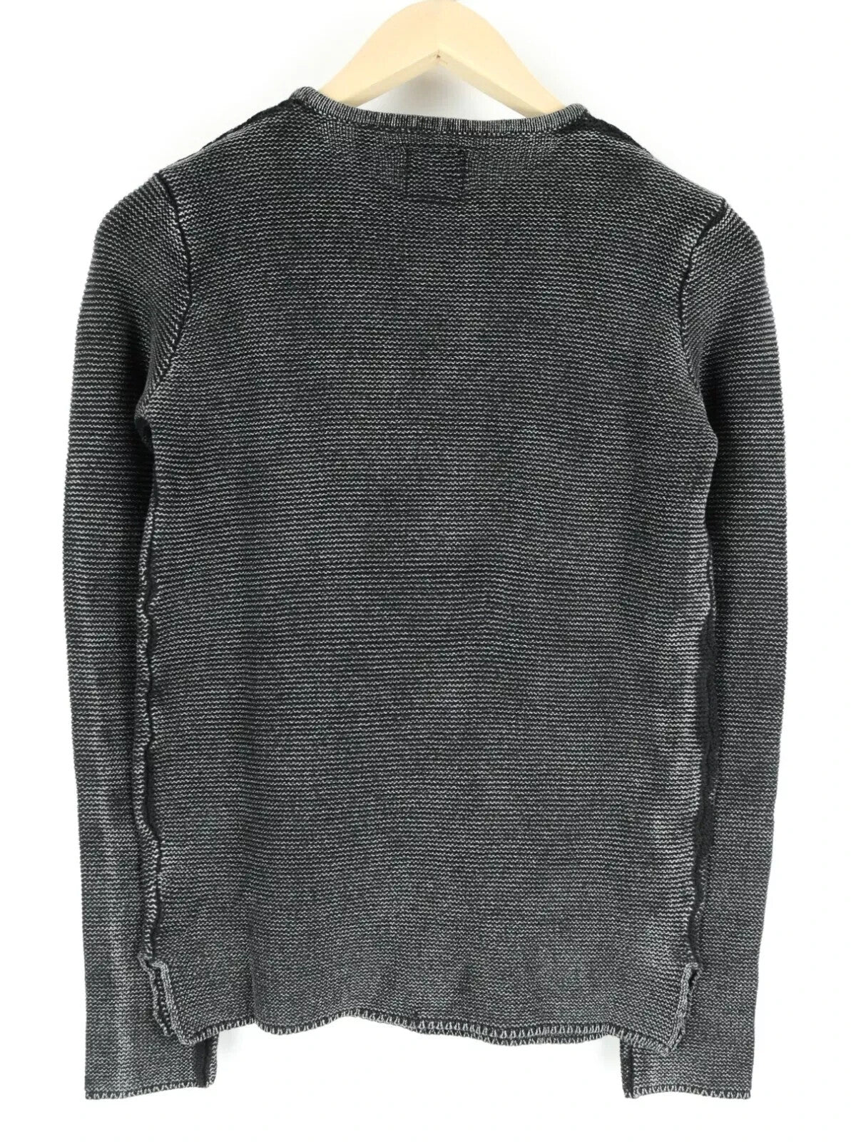 GOOD GENES XS Womens Black Knitted Pullover Cotton Sweater Long Sleeve