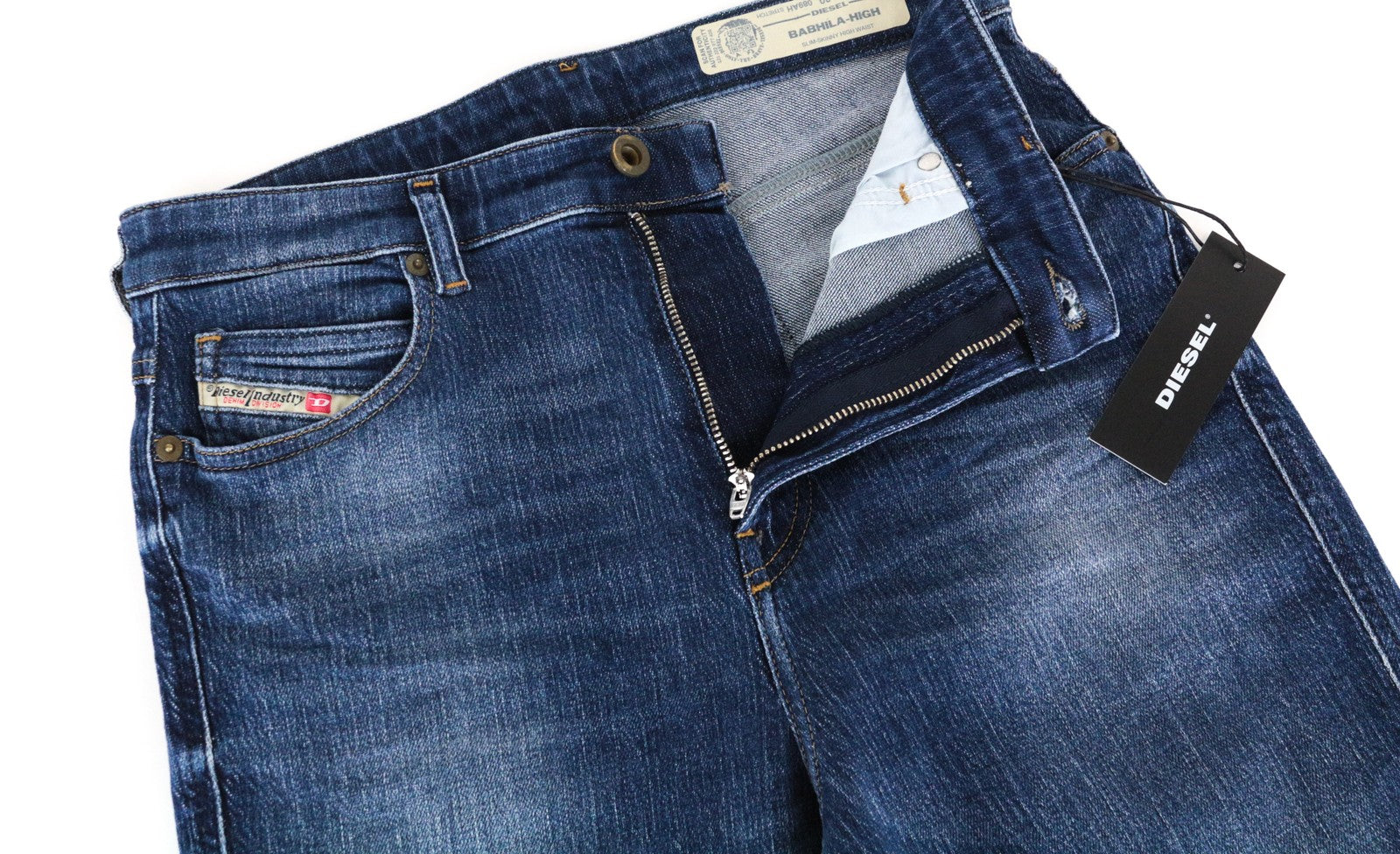 DIESEL Babhila-High 089AH Women's Jeans W29/L32 Stretch Blue