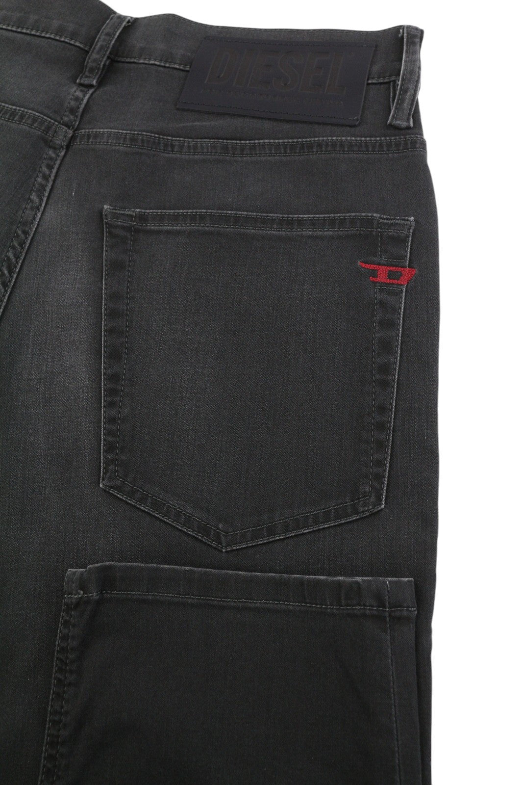 DIESEL D-Fining 0699P Men Jeans W30/L30 Tapered Fit Stretch Buttoned Washed