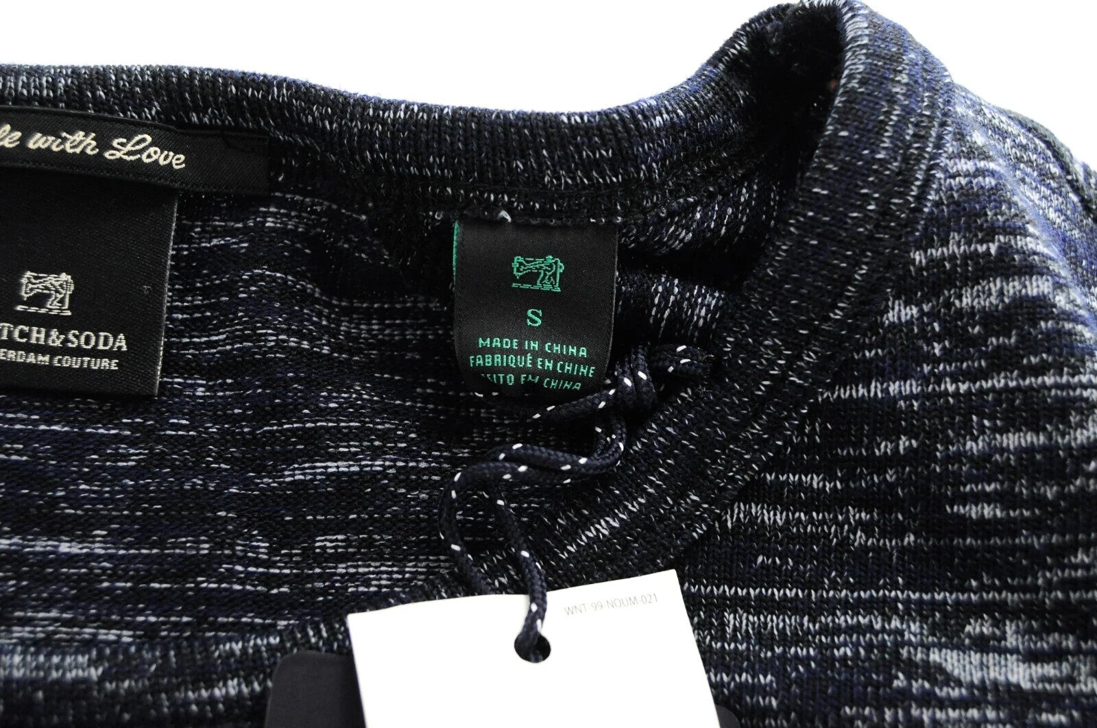 SCOTCH & SODA  Couture Tee Mens S Cotton Stretch Short Sleeve Dark Blue