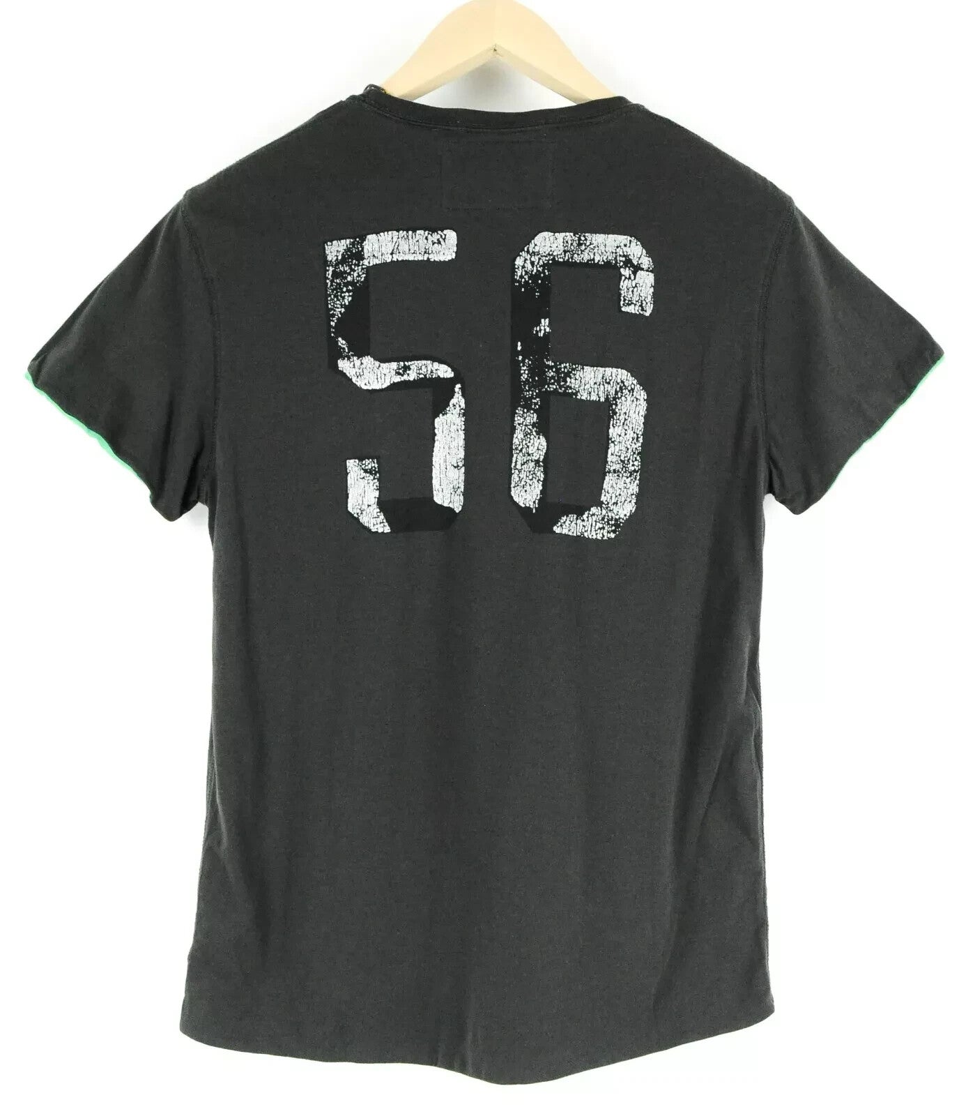 SCOTCH & SODA  Couture Tee Mens S Brown Green Cotton  Short Sleeves