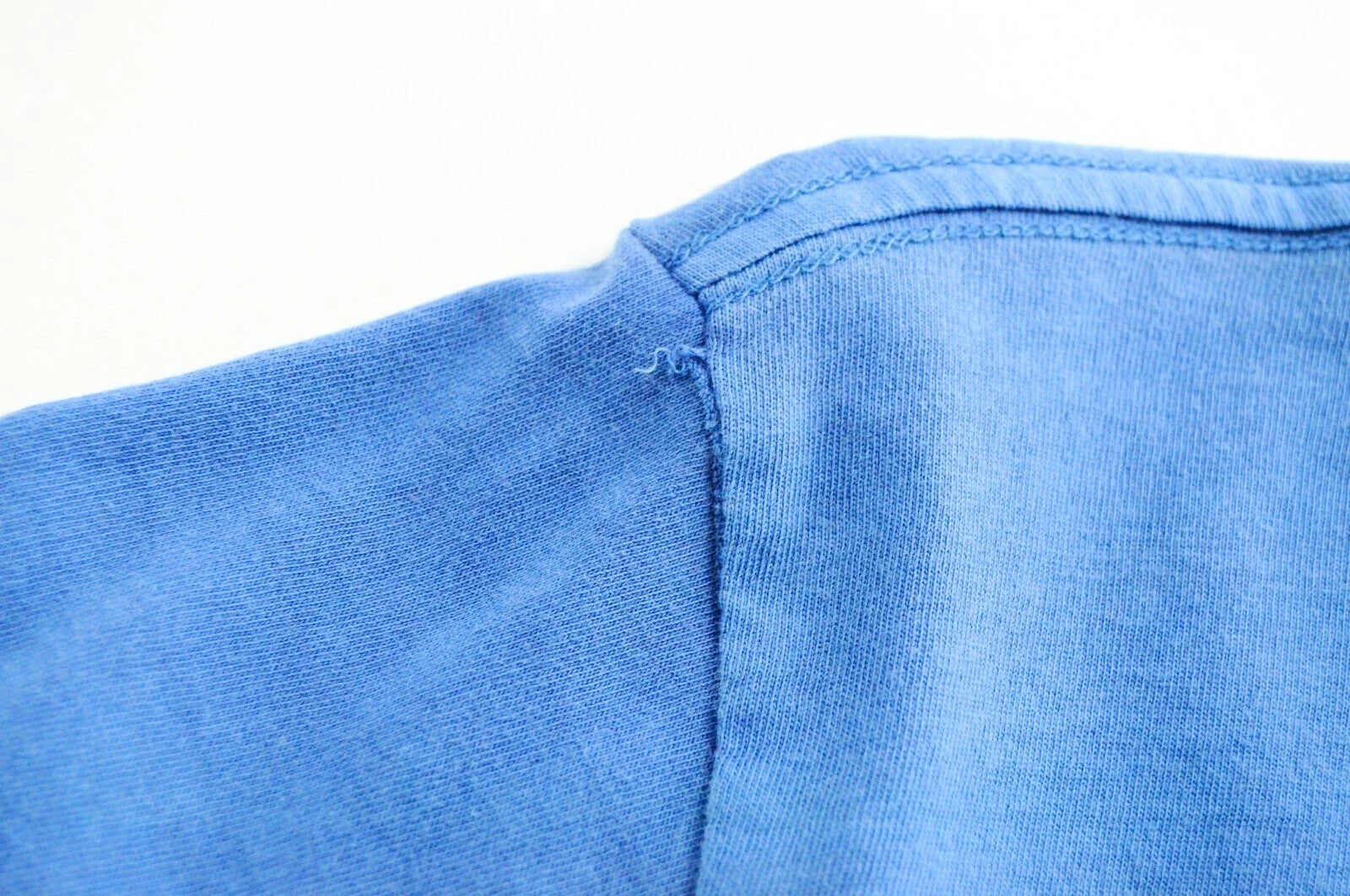 REPLAY TT-Shirt Mens S Blue Short Sleeve Ripped Summer  Cotton