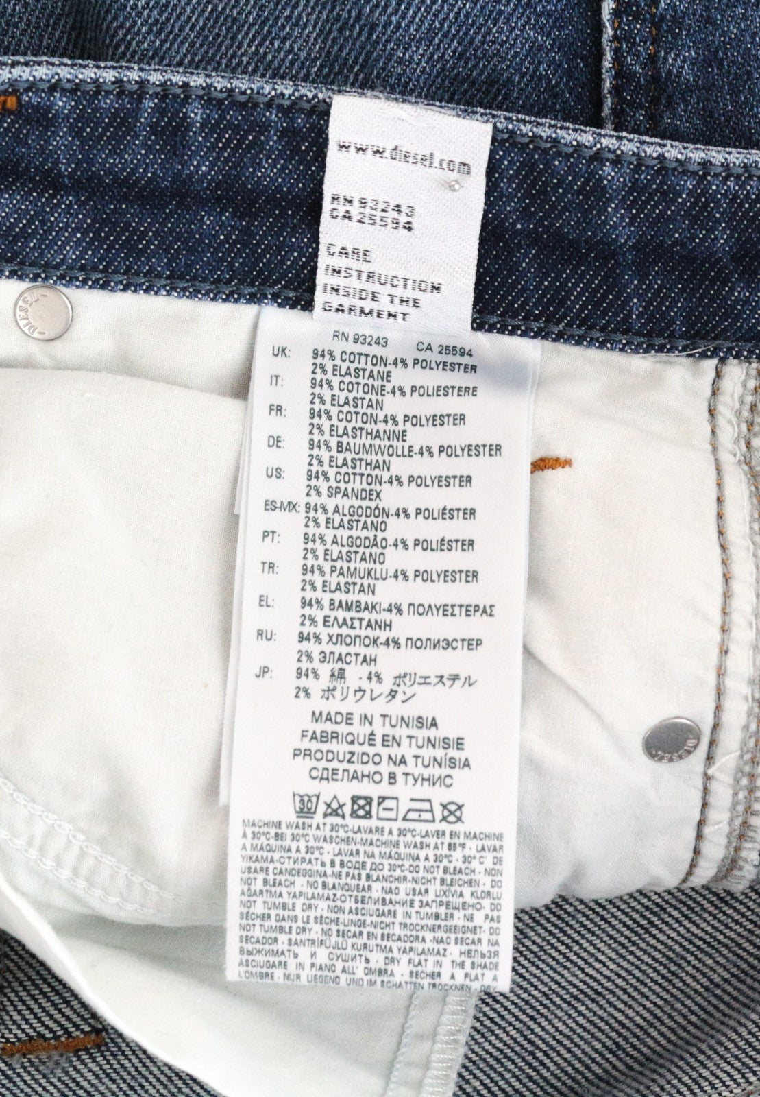 DIESEL Babhila-High 085AD Women's Jeans W31/L32 5-Pockets Blue