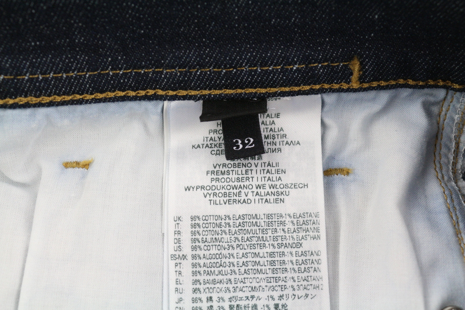 DIESEL 1983 D-Amny-Z Z9C33 Men Jeans W32/L32 Skinny Fit High Waist Zipper Denim