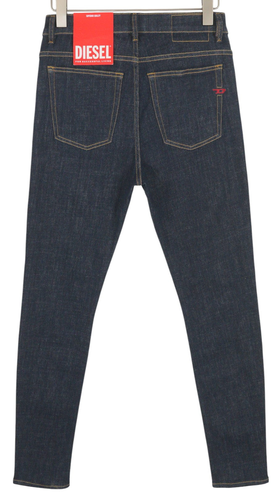 DIESEL 1983 Z9C33 vyriški džinsai W31/L32 aptempti, aukštu juosmeniu, užtrauktuku, mėlyni 