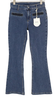 LIU JO Beat Friendly Women Jeans W28 Denim Blue Bootcut Fit Zip Fly Pockets