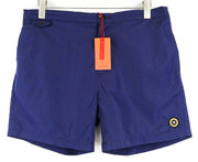SCOTCH & SODA Swim Trunks W34 Checked Blue Pull-On Summer Beach Ams Couture