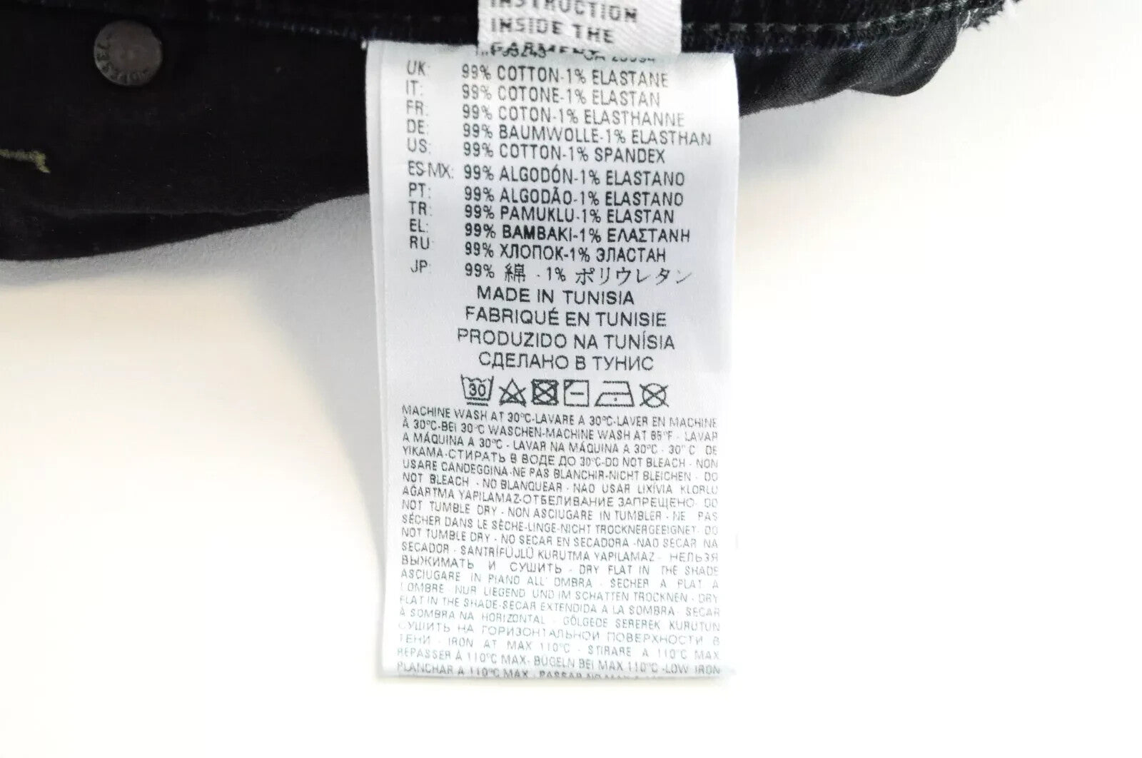 DIESEL Krayver R46D8 vyriški ploni morkų mėlynos spalvos džinsai W28 L32 tamprūs medvilniniai džinsai 