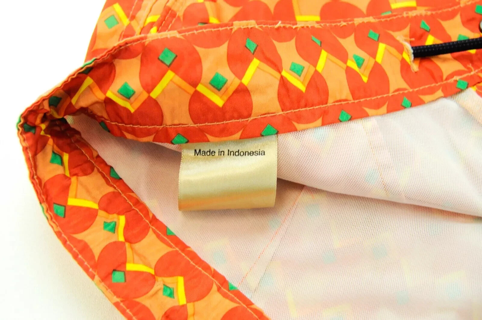 SCOTCH & SODA Trunks W34 Men Pull-On Patterned Orange Ams Couture Swimwear