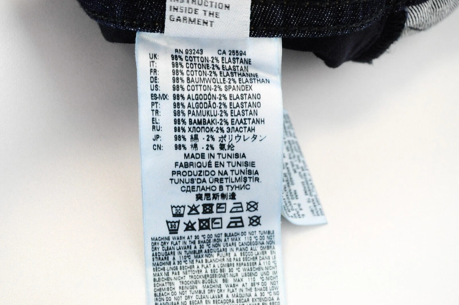 DIESEL Tepphar R7NA8 Mens Jeans W28/L32 Slim Carrot Blue Stretch Ripped