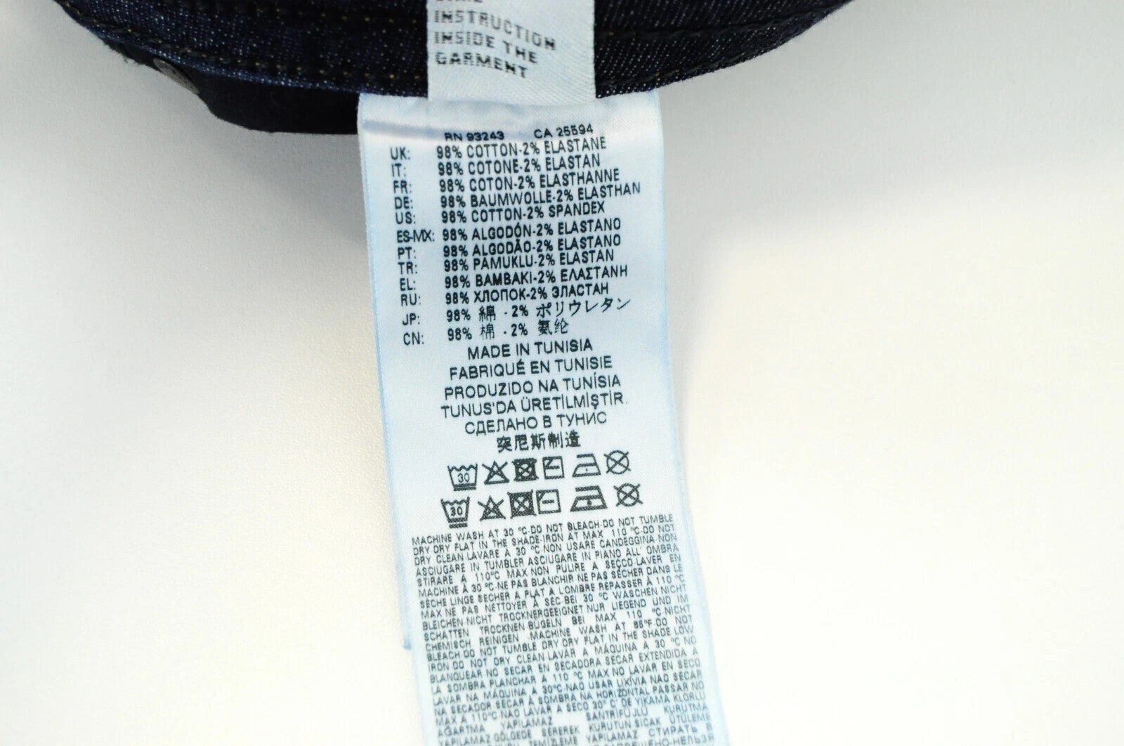 DIESEL Tepphar R7NA8 Mens Jeans W29/L32 Slim Carrot Blue Stretch Distressed