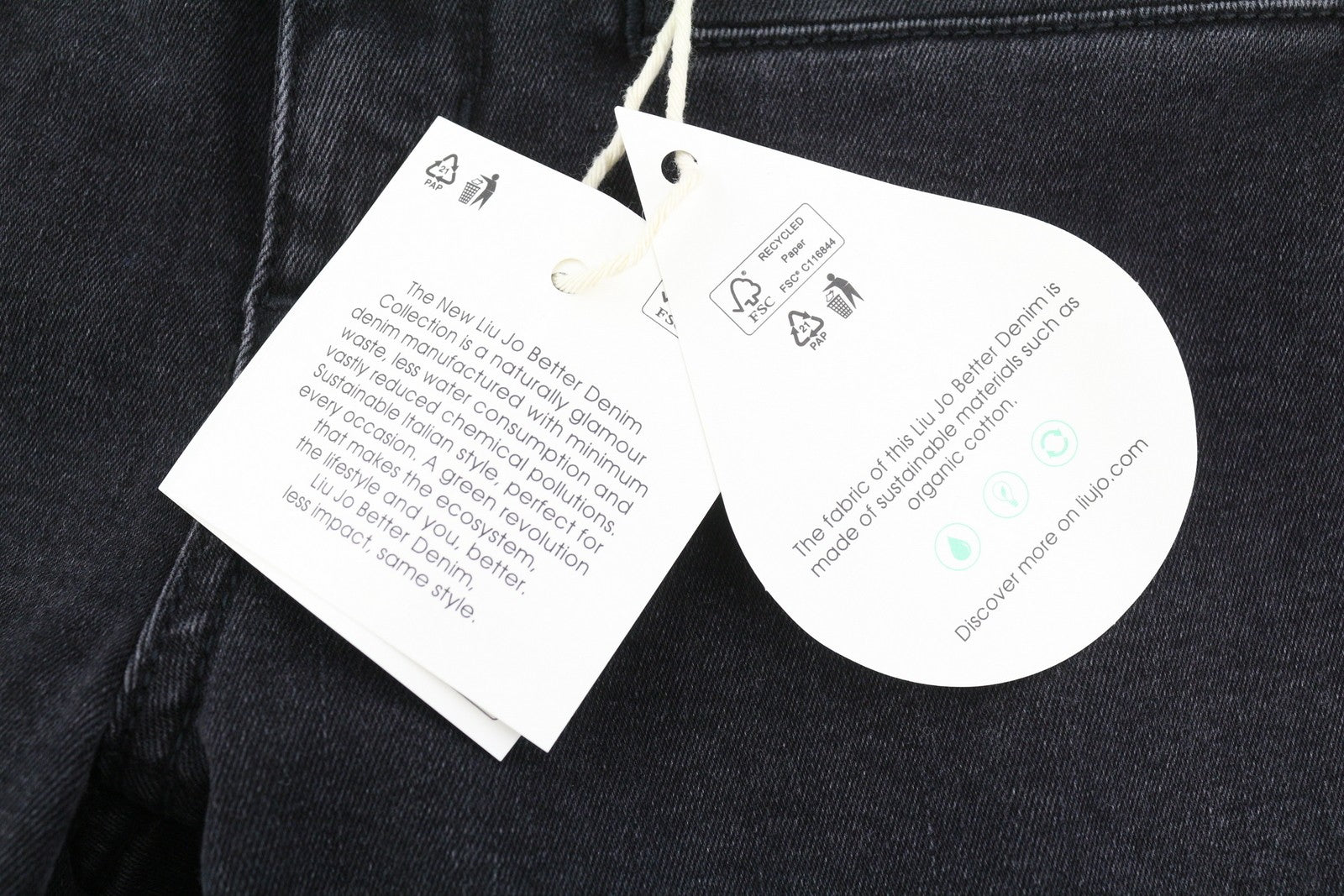 LIU JO Parfait Super Be Women Jeans W28 Denim Black Bootcut Fit High Waist Zip