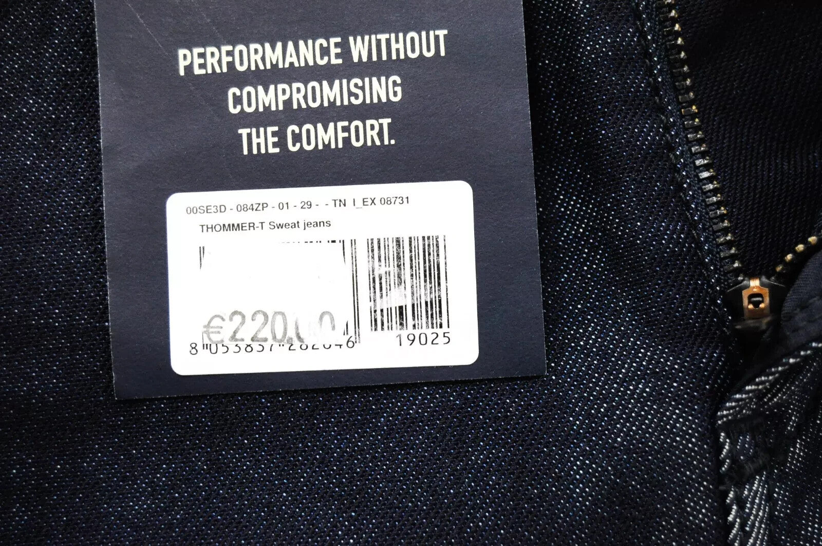 DIESEL Thommer-T 084ZP Mens Jeans W29 Sweat Jogg Dark Blue Slim Stretch