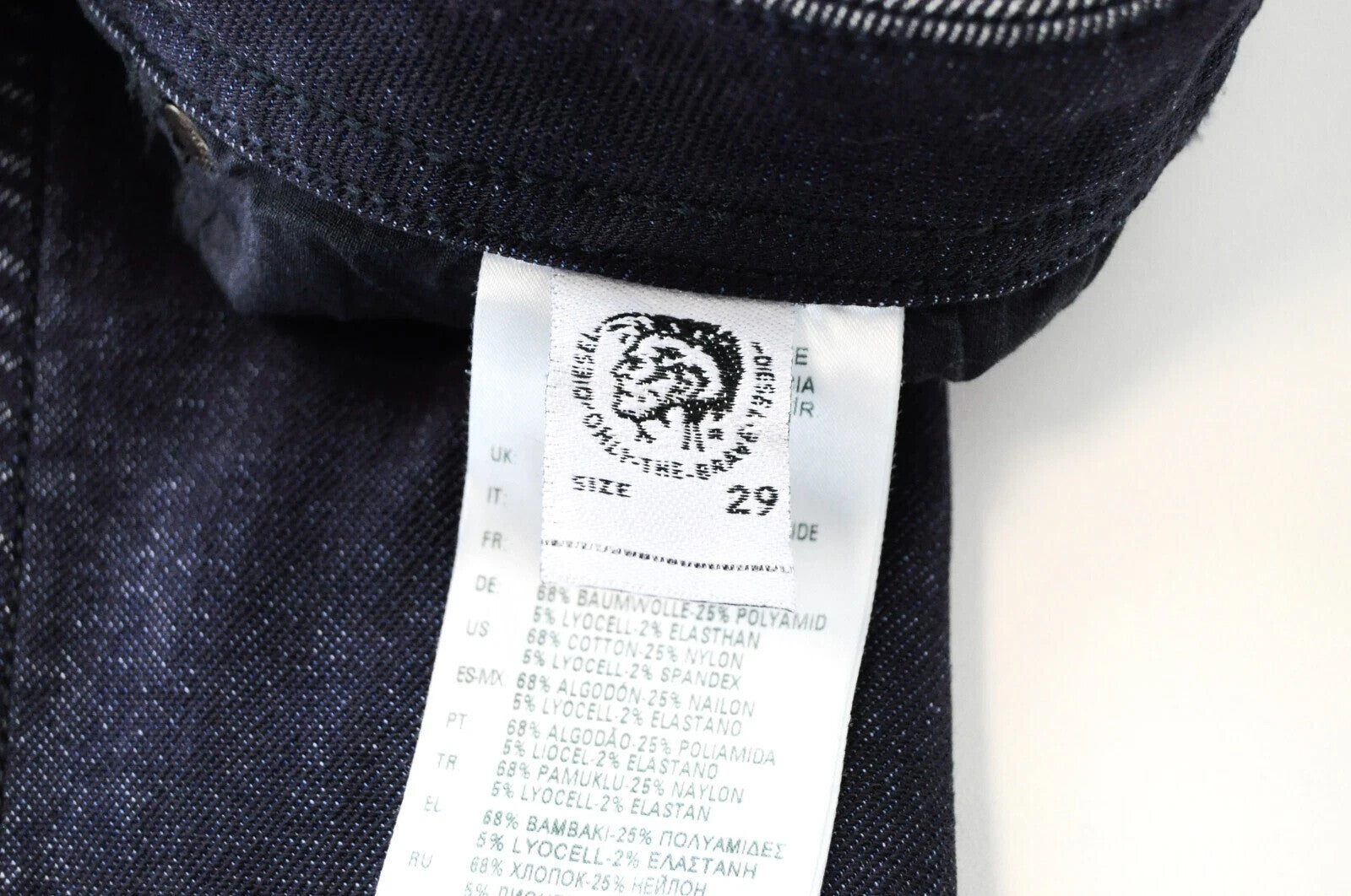 DIESEL Thommer-T 084ZP Mens Jeans W29 Sweat Jogg Dark Blue Slim Stretch