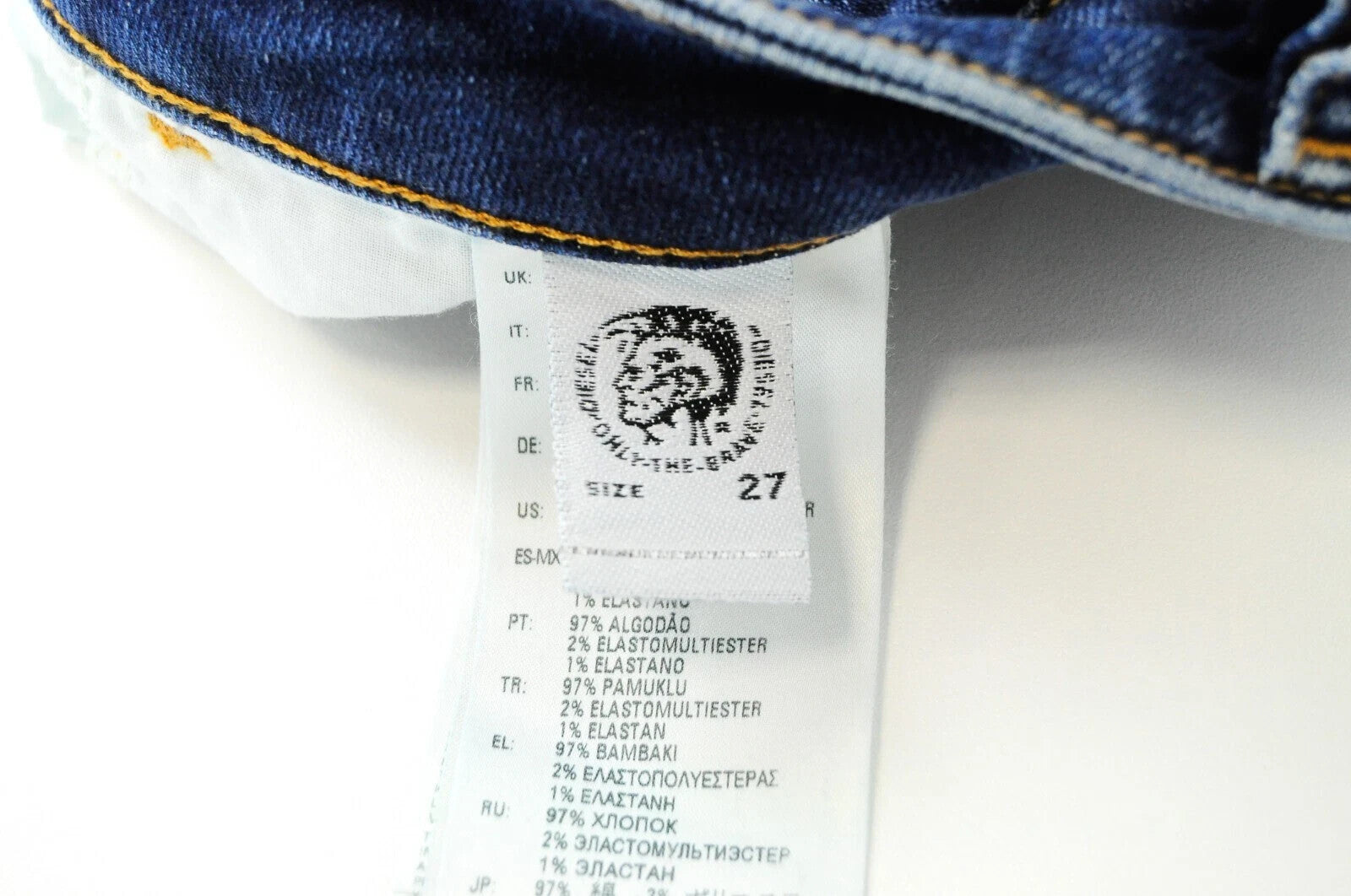 DIESEL D-Bazer 083AZ Mens Jeans W27/L32 Tapered  Washed Blue Stretch