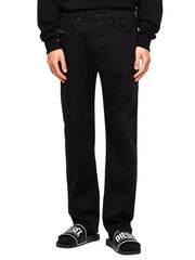 DIESEL D-Macs 0688H Men Jeans W33/L32 Straight Fit Stretch Button Dark Denim