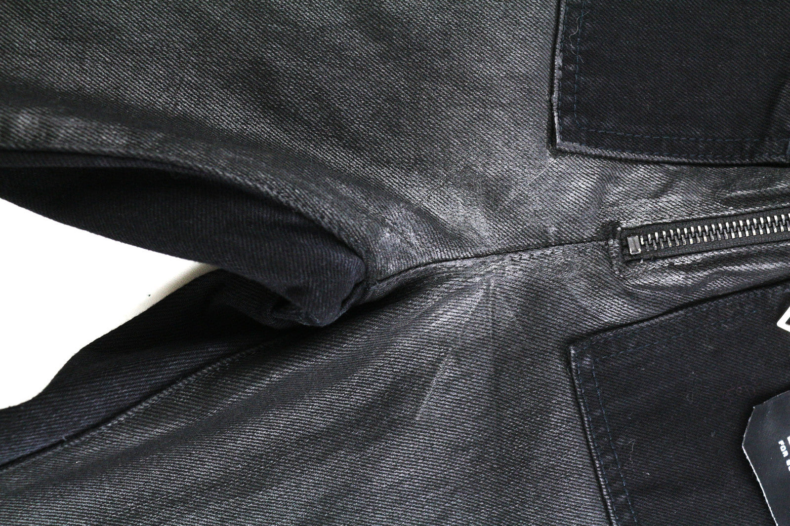 DIESEL De-Earlie 00S59B Women Jeans W26 Regular Coated Distress Ankle RRP€320