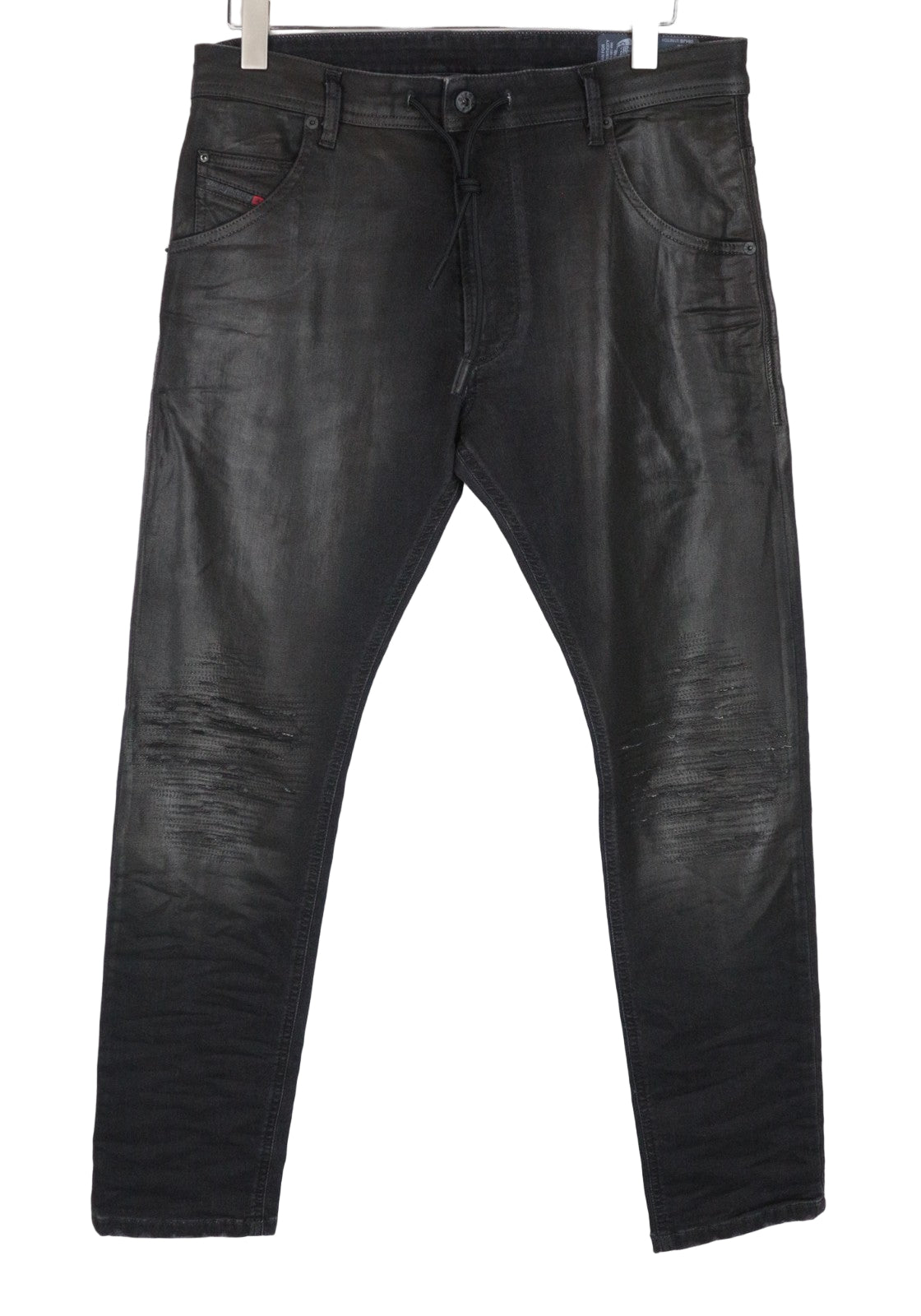 DIESEL Krooley-CB-Ne 084JB Men's Jeans W32 Wax Black Slim RRP€320