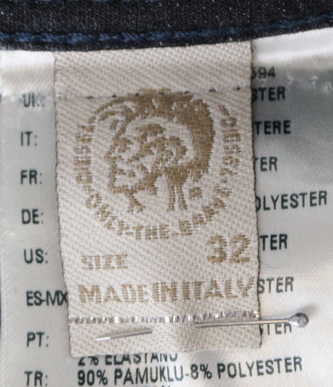 DIESEL Krooley-CB-Ne 084JB Men's Jeans W32 Wax Black Slim RRP€320