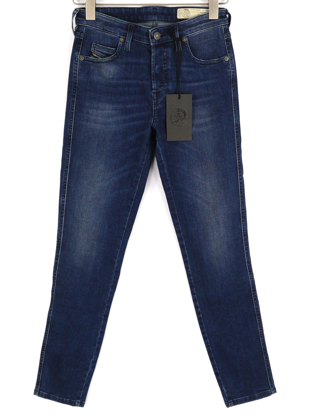 DIESEL Babhila 083AE Women Jeans W25/L34 Slim Skinny Regular Waist Stretch Blue