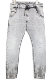 DIESEL Krooley-X-SP-Ne 0091H Men's Jeans W32 Grey Slim Carrot