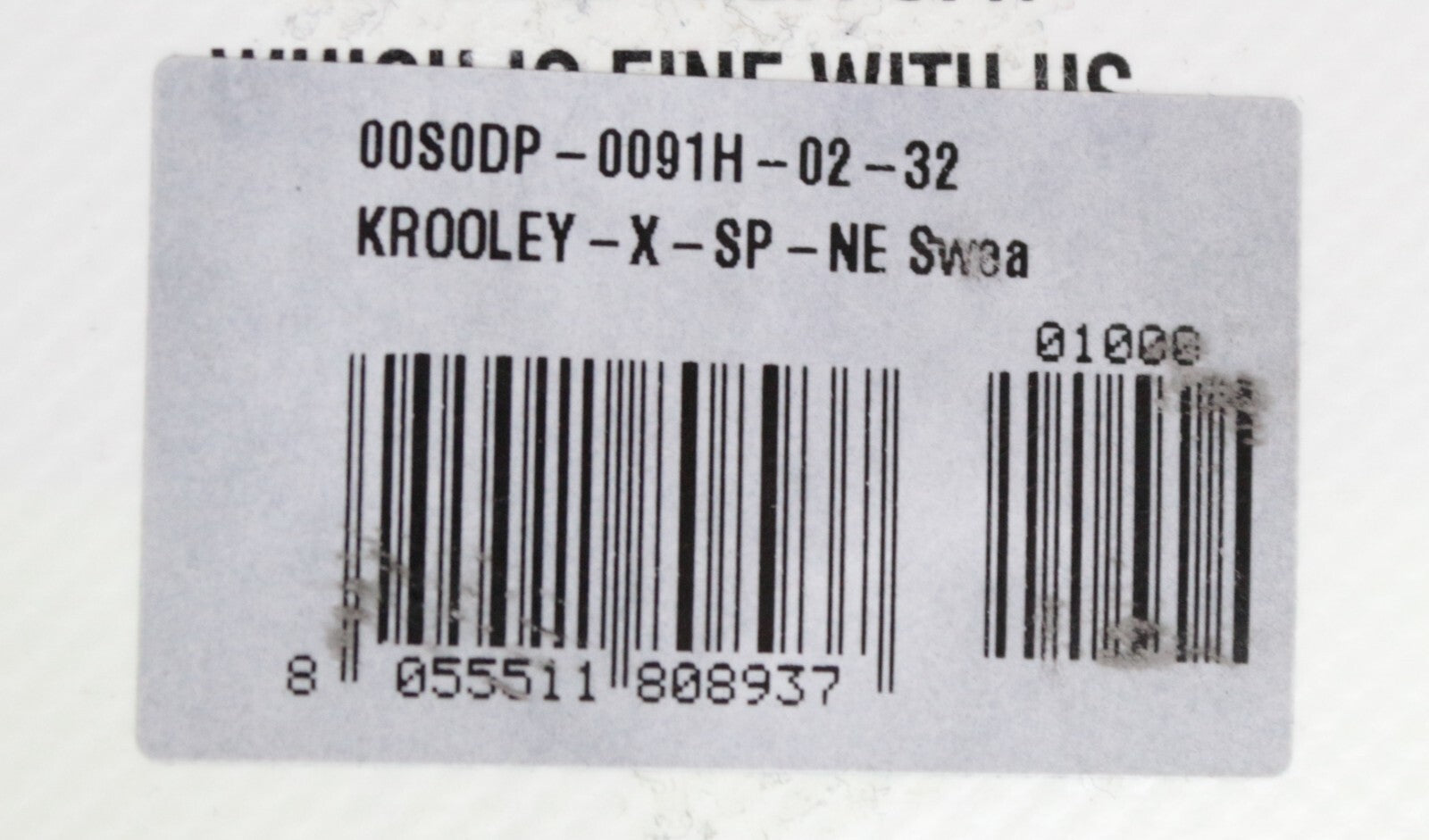 DIESEL Krooley-X-SP-Ne 0091H Men's Jeans W32 Grey Slim Carrot