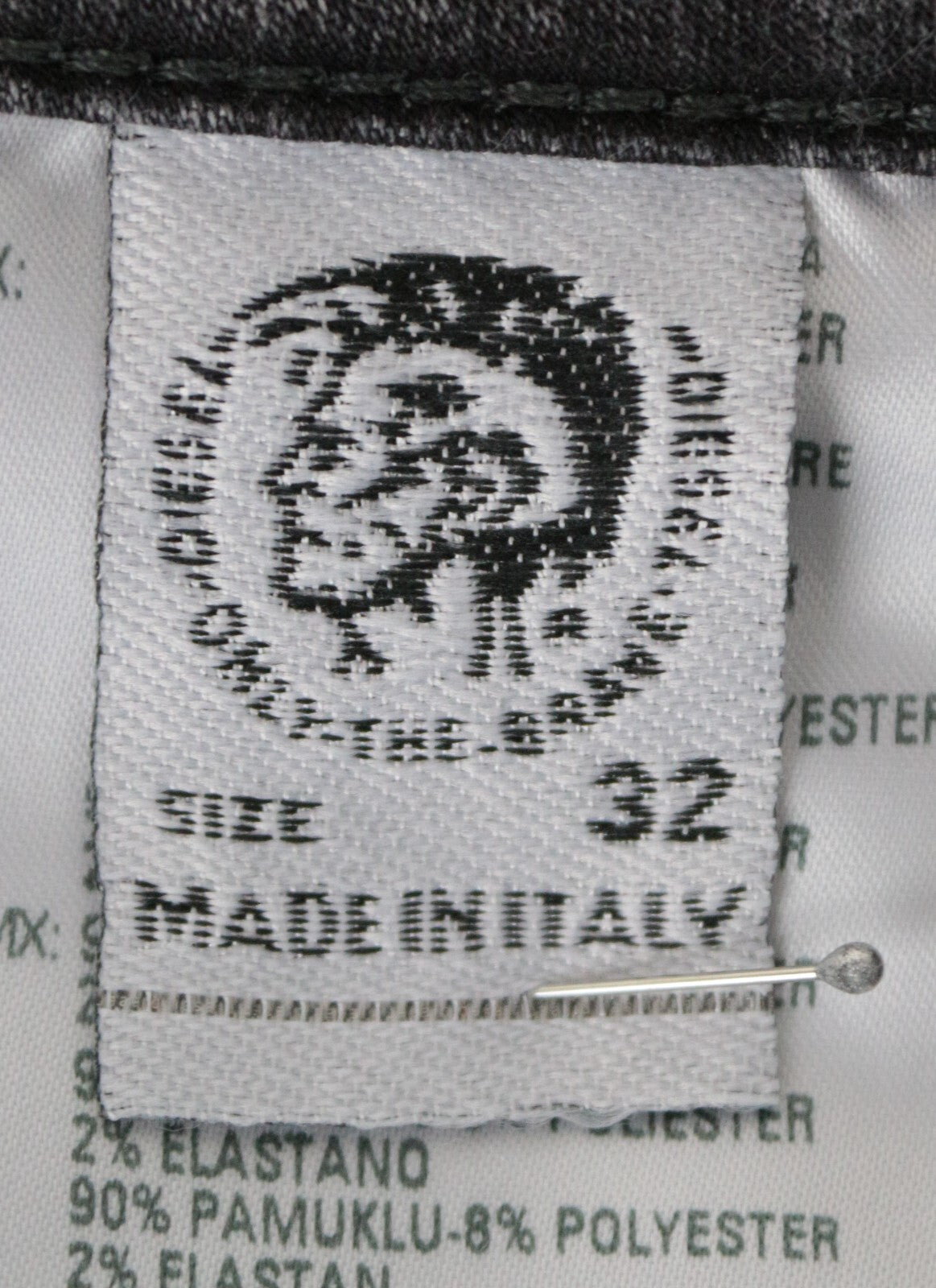 DIESEL Krooley-X-SP-Ne 0091H Men's Jeans W32 Grey Slim Carrot