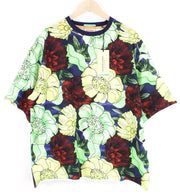 SCOTCH & SODA  Couture Mens Sweatshirt ~2XL Green Oversized Short Sleeve