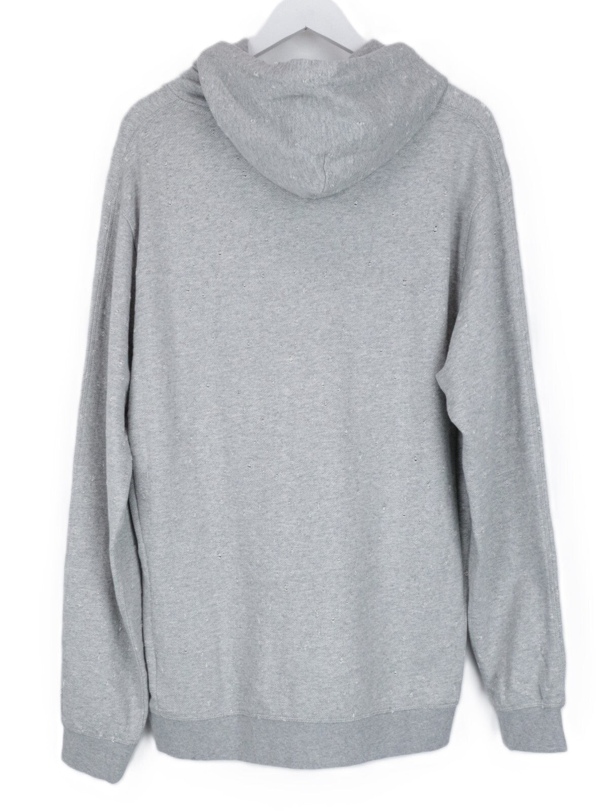 SCOTCH & SODA Men's Sweatshirt 2XL Light Grey Hooded Distressed