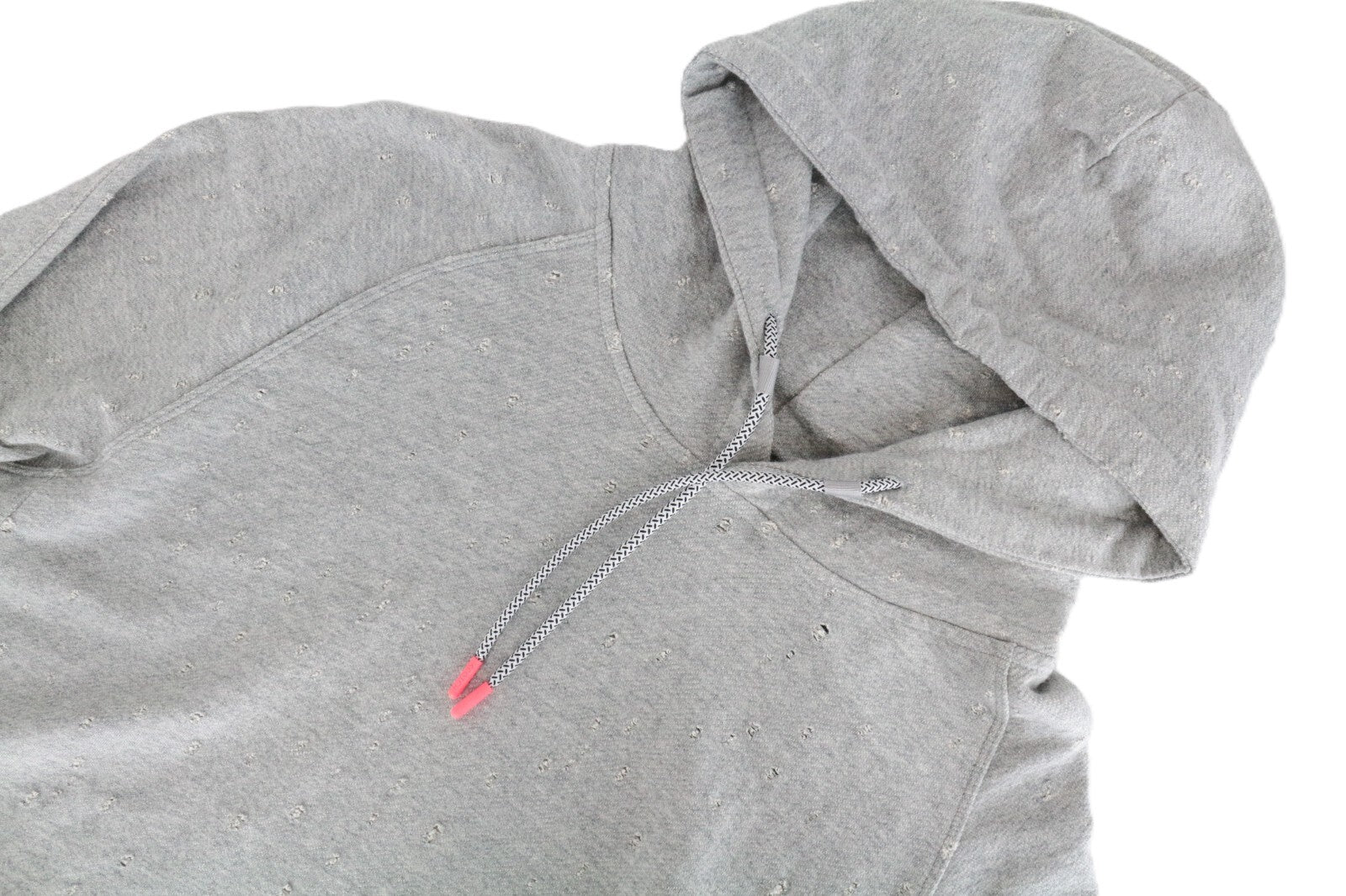 SCOTCH & SODA Men's Sweatshirt 2XL Light Grey Hooded Distressed