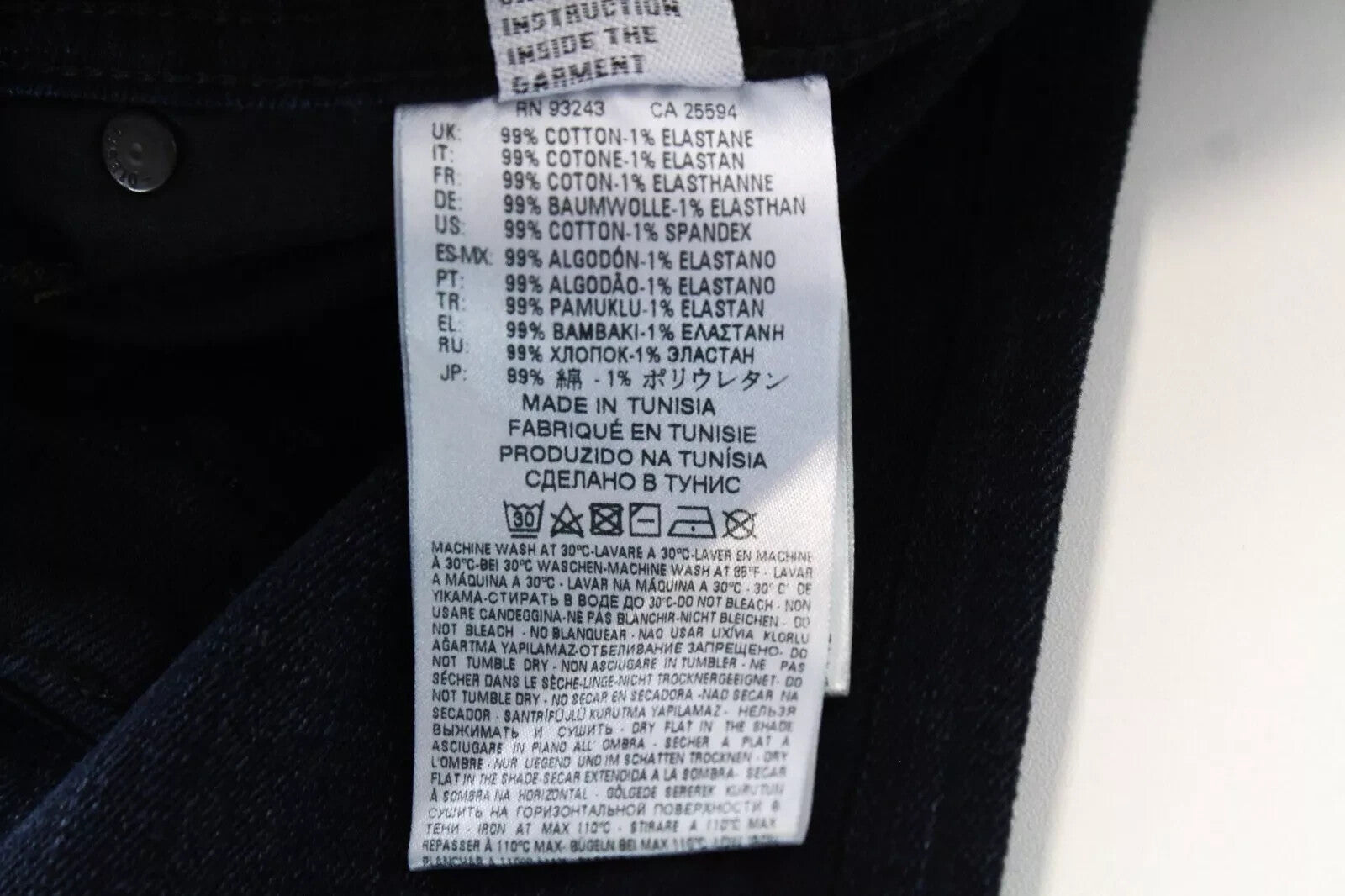 DIESEL Krayver R46D8 Mens Jeans W28/L32 Slim Carrot  Dark Blue Stretch