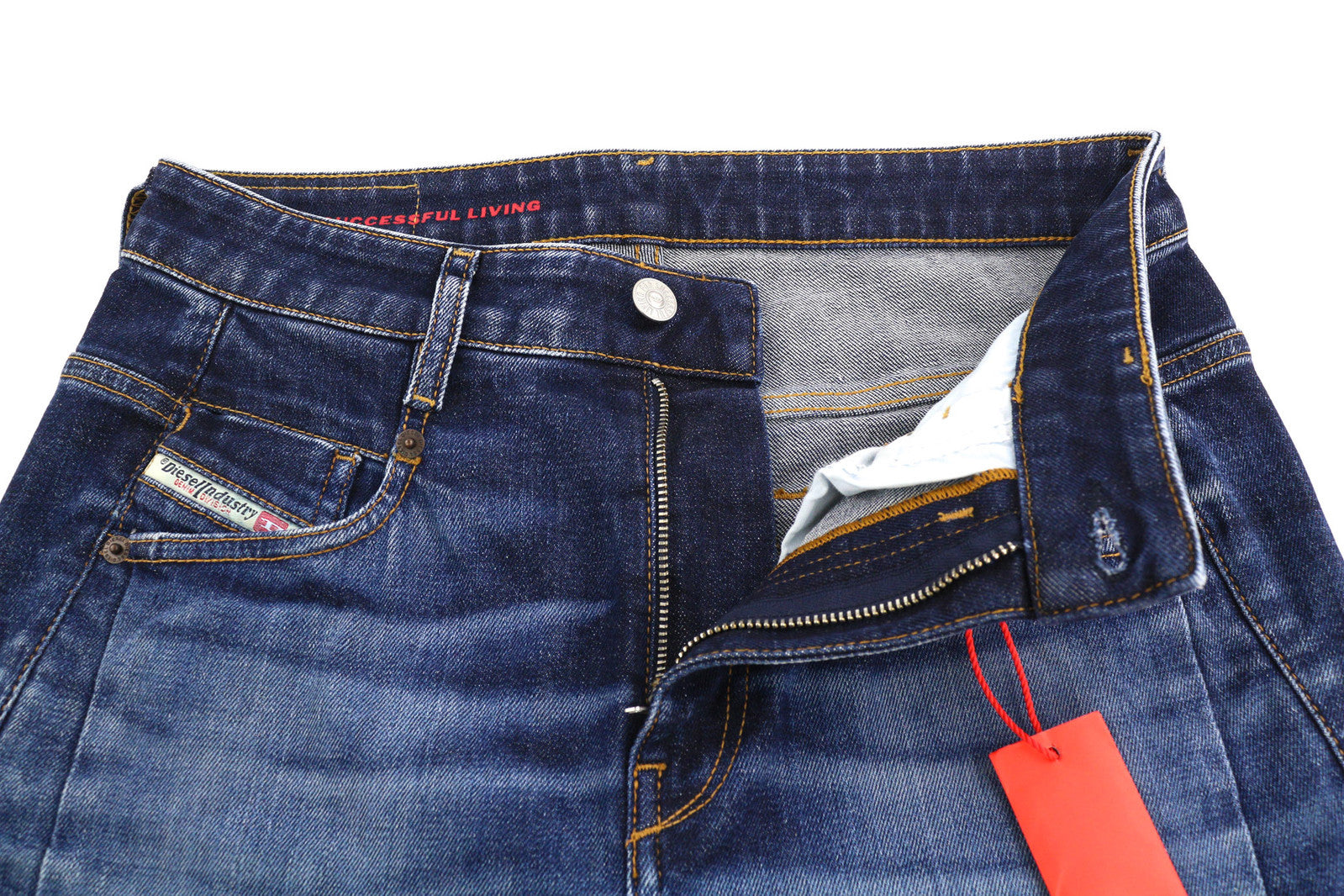 DIESEL D-Fayza 09C63 Women Jeans W26/L32 Slim Fit Ankle Washed Blue RRP€250