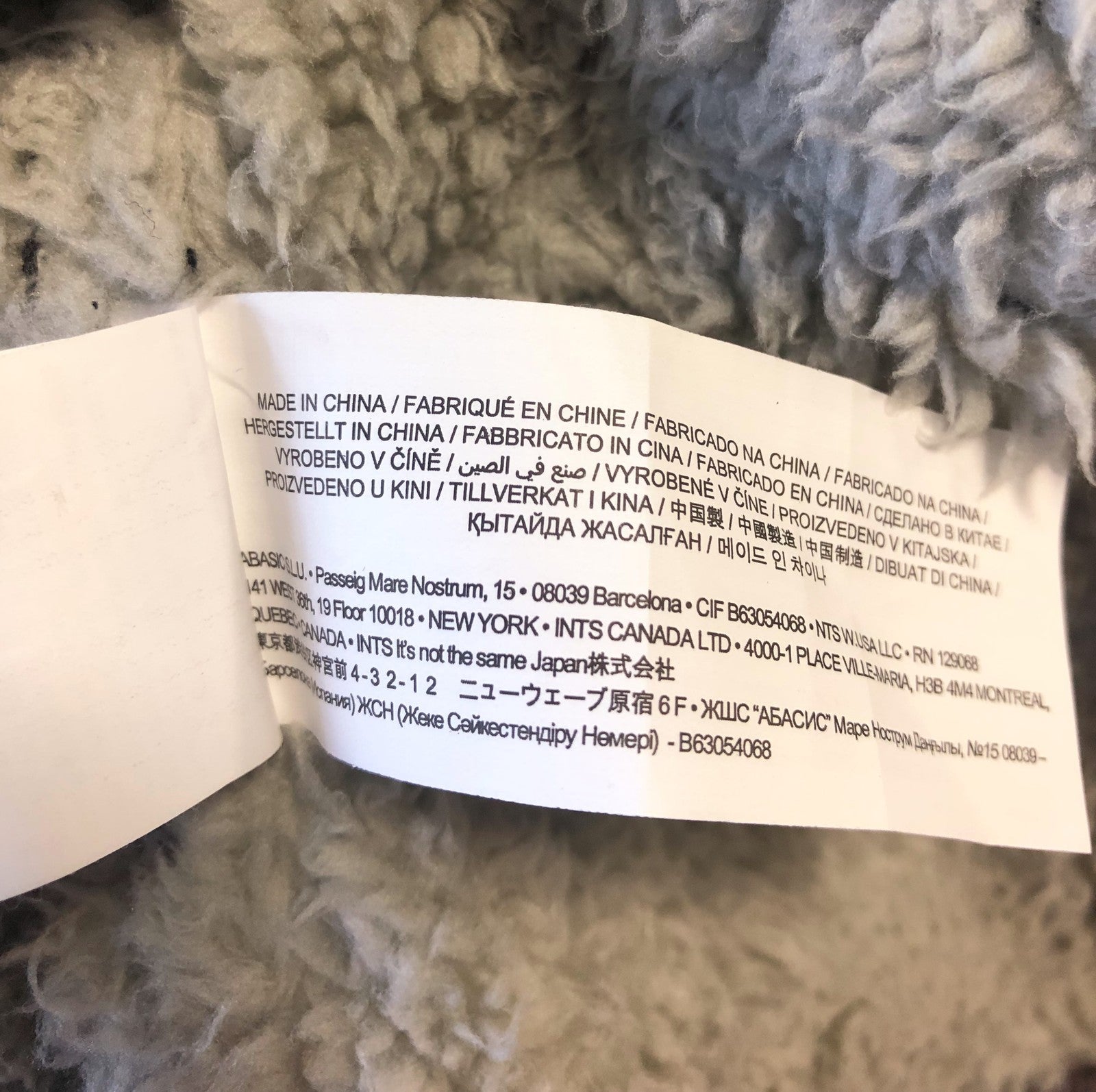 DESIGUAL Women's Coat EU36 Wool Faux Fur Shearling Tweed Pink