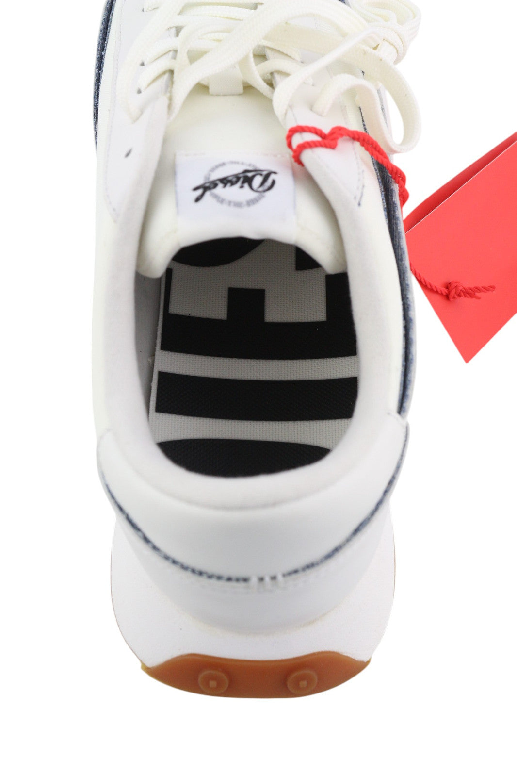 DIESEL S-Racer LC Men Sneakers EU45 White Suede Leather Lace Up RRP€195 Trainers