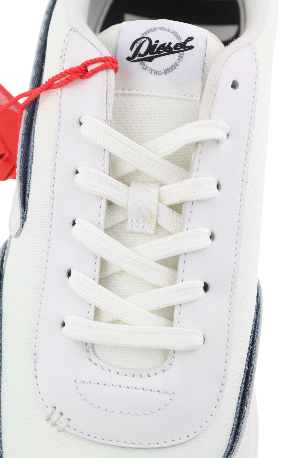 DIESEL S-Racer LC Men Sneakers EU45 White Suede Leather Lace Up RRP€195 Trainers