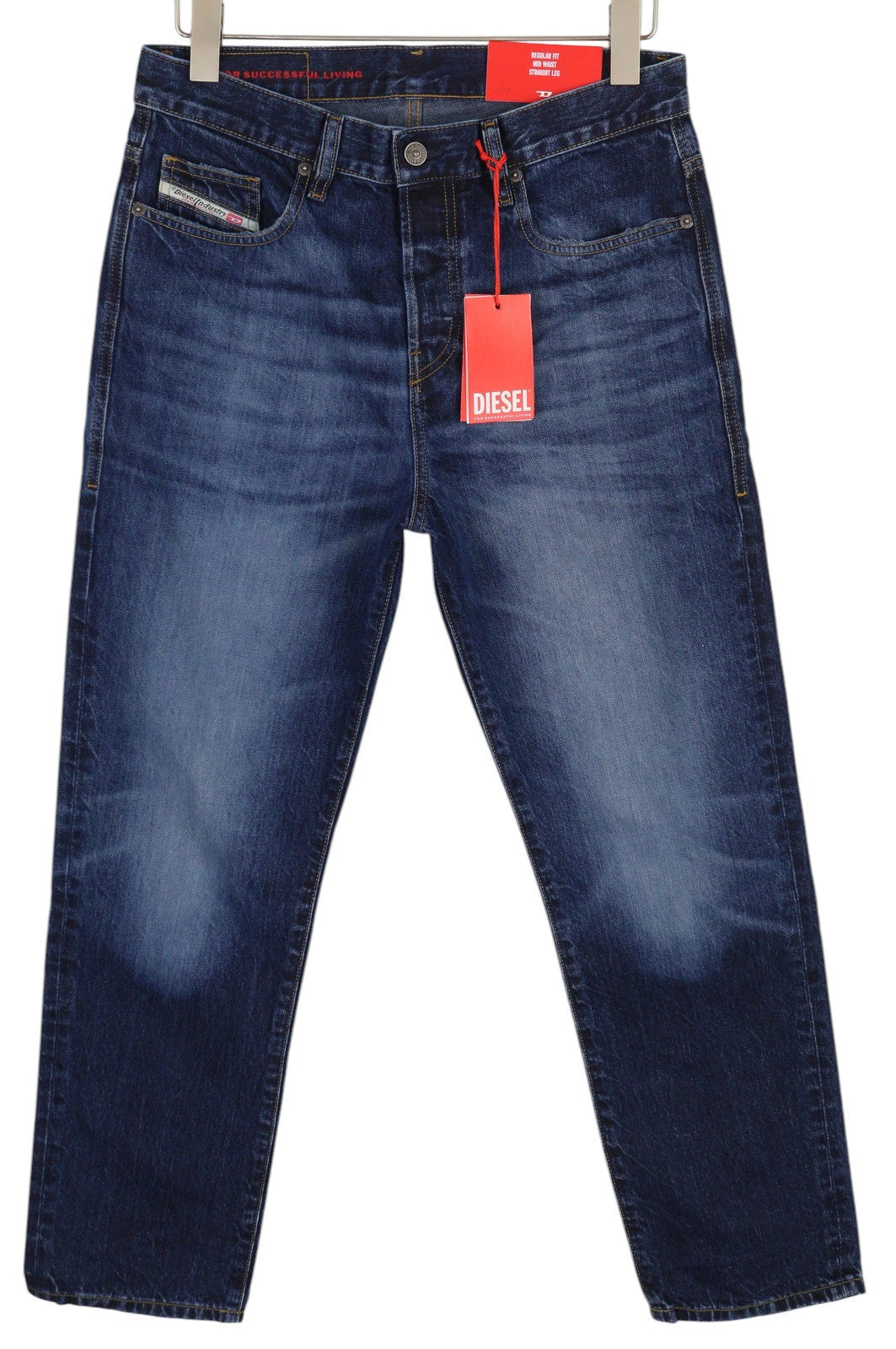 DIESEL 2020 D-Viker 09C64 Men Jeans W33/L30 Regular Fit Straight Leg RRP€225