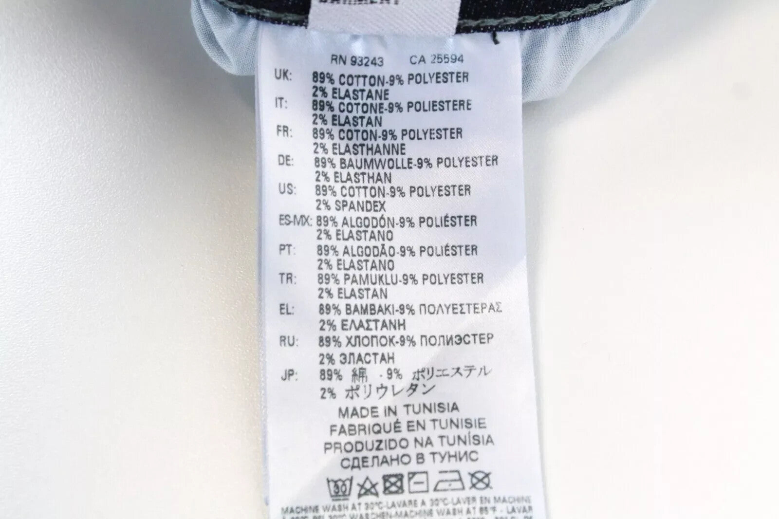 DIESEL Stickker 0687M Mens Jeans W32/L34 Slim Skinny Blue Cotton Wash Stretch