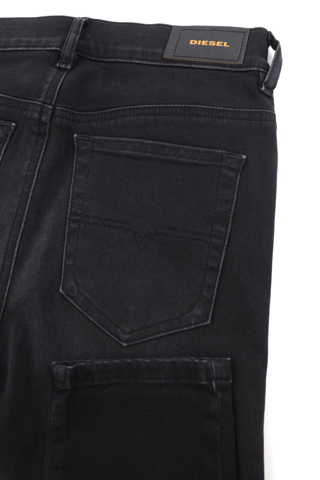 DIESEL D-Roisin 069MZ Women Jeans W26/L32 Super Skinny High Waist Stretch Black