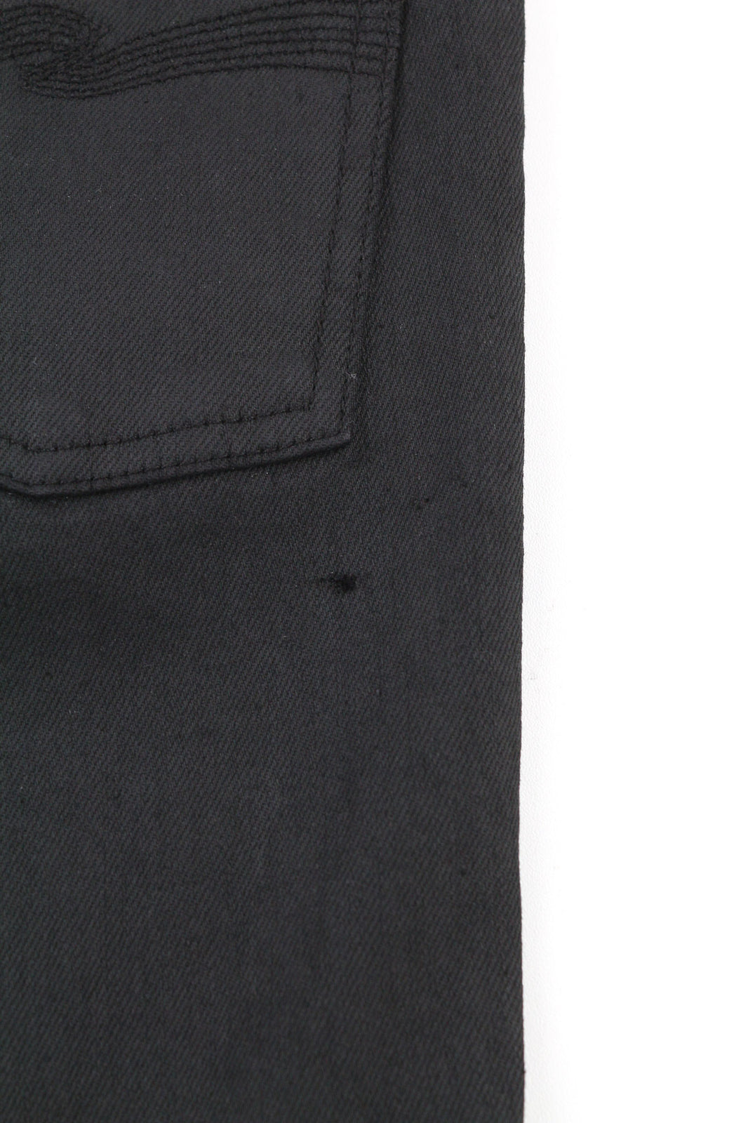 NUDIE Hightop Tilde Painted Black Women Jeans W29/L34 Skinny Fit Zip Fly Faded