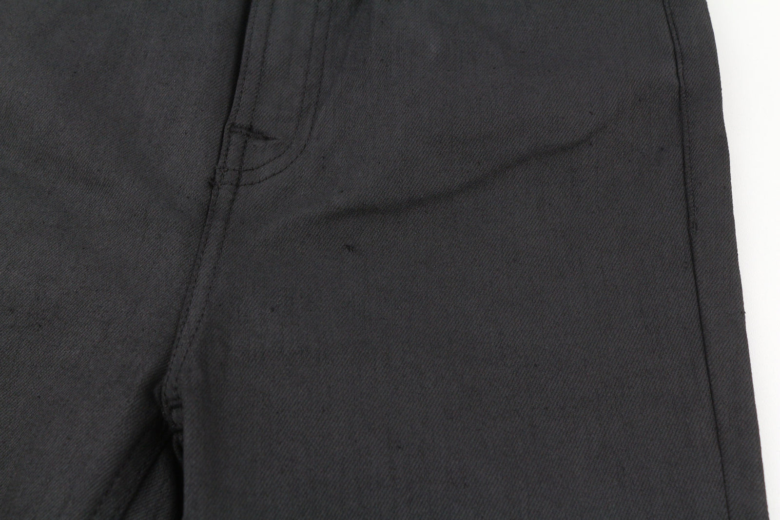 NUDIE Hightop Tilde Painted Black Women Jeans W28/L32 Skinny Fit Zip Fly Denim