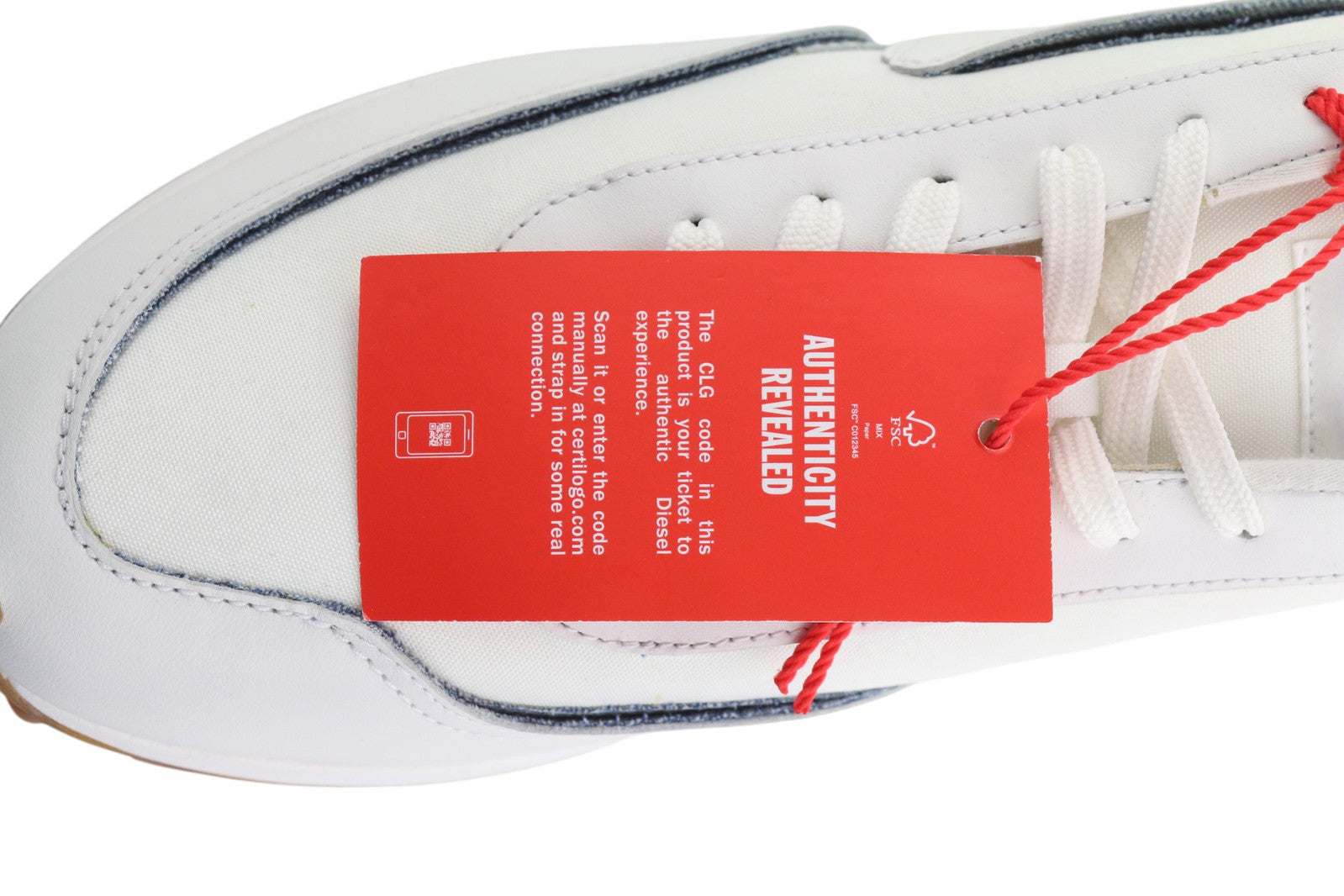 DIESEL S-Racer LC Men Sneakers EU44.5 White Suede Lace Up RRP€195 Trainers