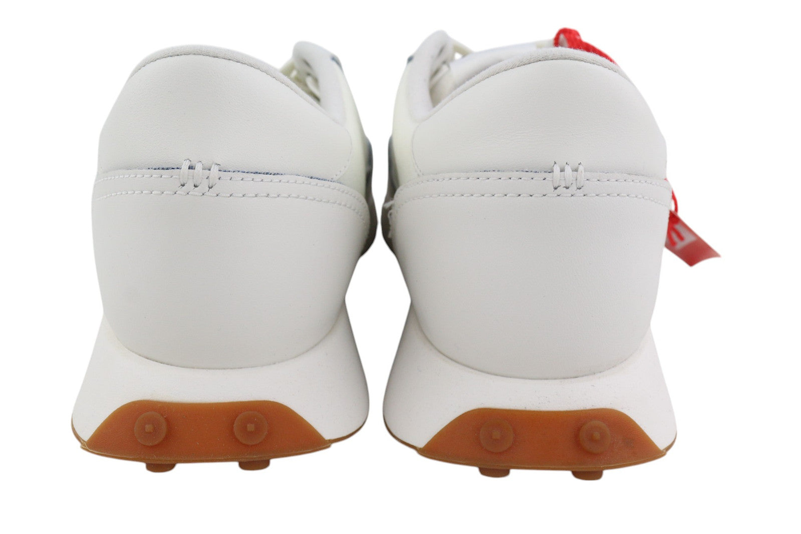 DIESEL S-Racer LC Men Sneakers EU44.5 White Suede Lace Up RRP€195 Trainers