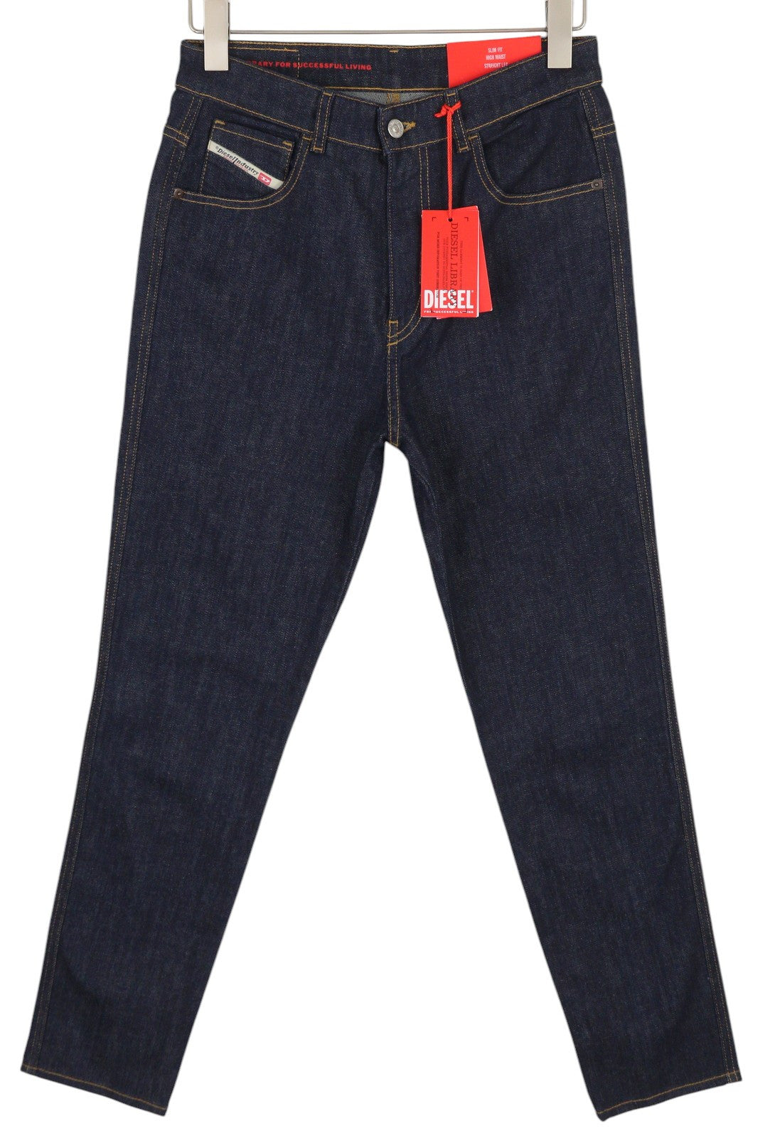 DIESEL 1994 Z9B89 Men Jeans W30/L30 Slim Fit Straight Leg High Waist Denim Blue