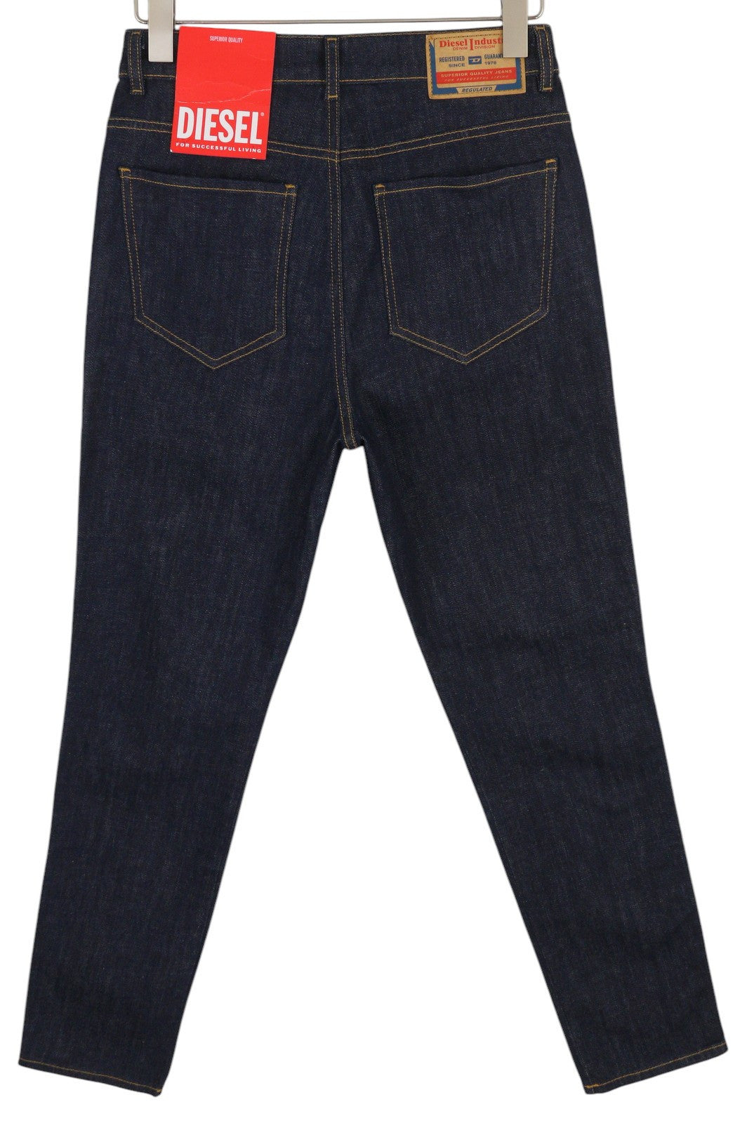 DIESEL 1994 Z9B89 Men Jeans W30/L30 Slim Fit Straight Leg High Waist Denim Blue