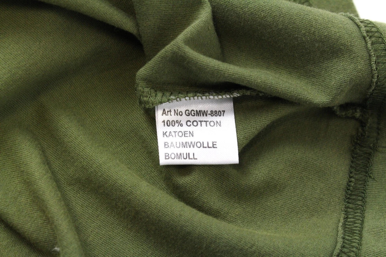 GOOD GENES Mens T-Shirt S Green Short Sleeve Cotton Round Neck Plain Summer