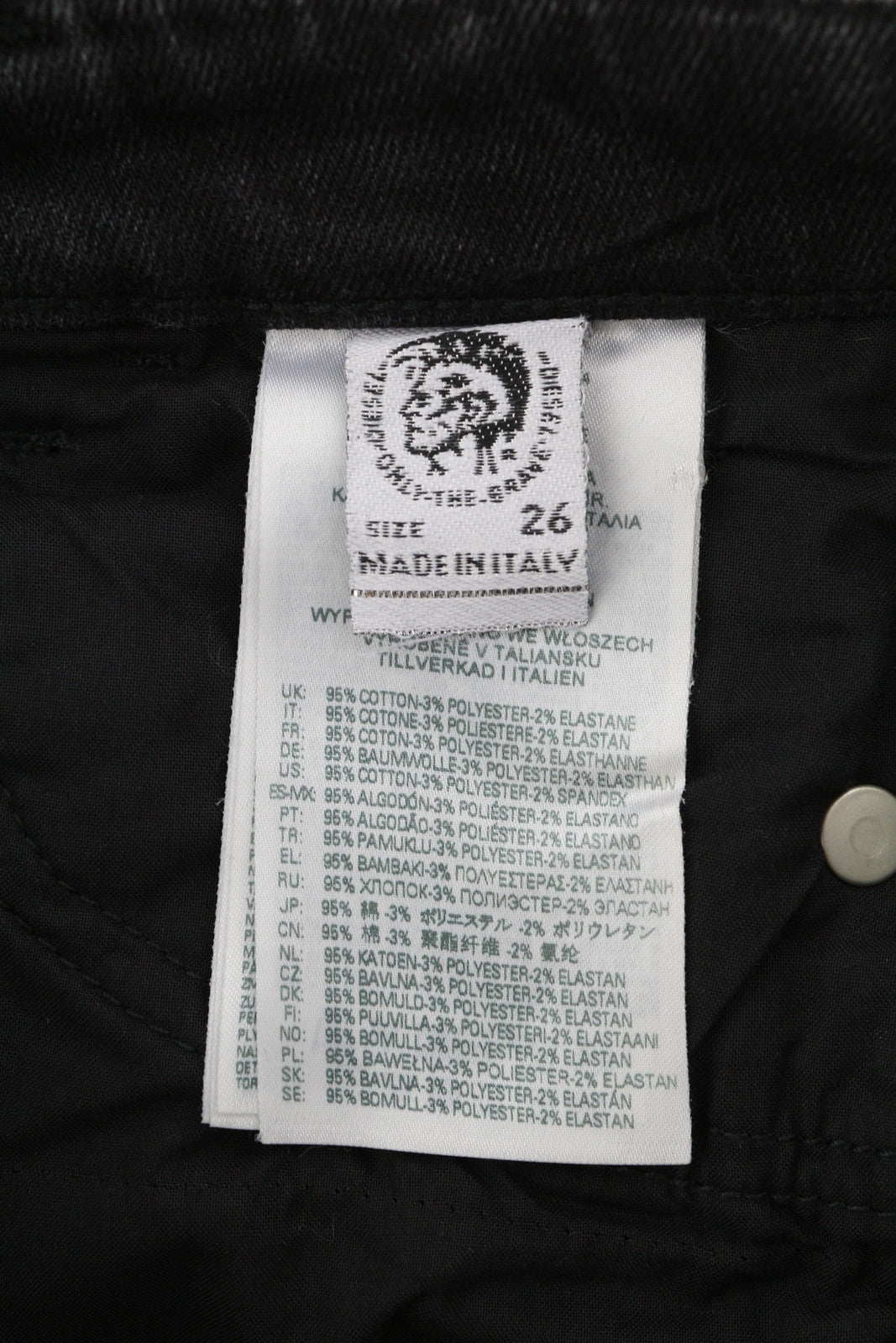 DIESEL D-Jevel 09B18 Women Jeans W26/L32 Slim Low Waist Stretch Washed RRP€250