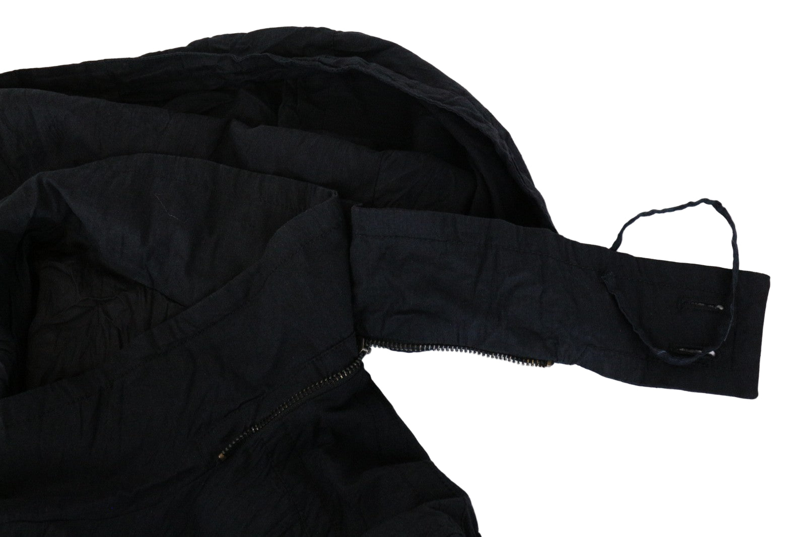 RICHMOND Men's Jacket 48 Navy Blend Double Hooded Lightweight