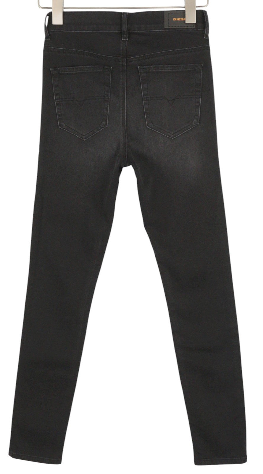 DIESEL D-Roisin 069MZ Women Jeans W26/L32 Super Skinny High Waist Stretch Black