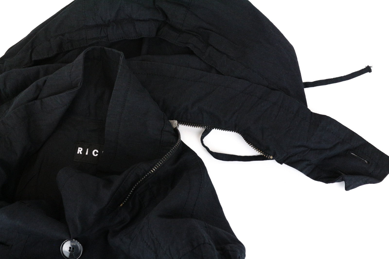 RICHMOND Men's Jacket 48 Navy Blend Double Hooded Lightweight